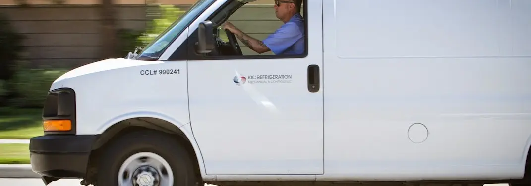 KIC Refrigeration service vehicle serving Walla Walla area